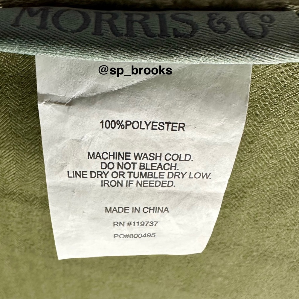 🎁Morris & Co Table Runner - Strawberry Thief - 16” x 90”Embossed Green Velour - Picture 6 of 7
